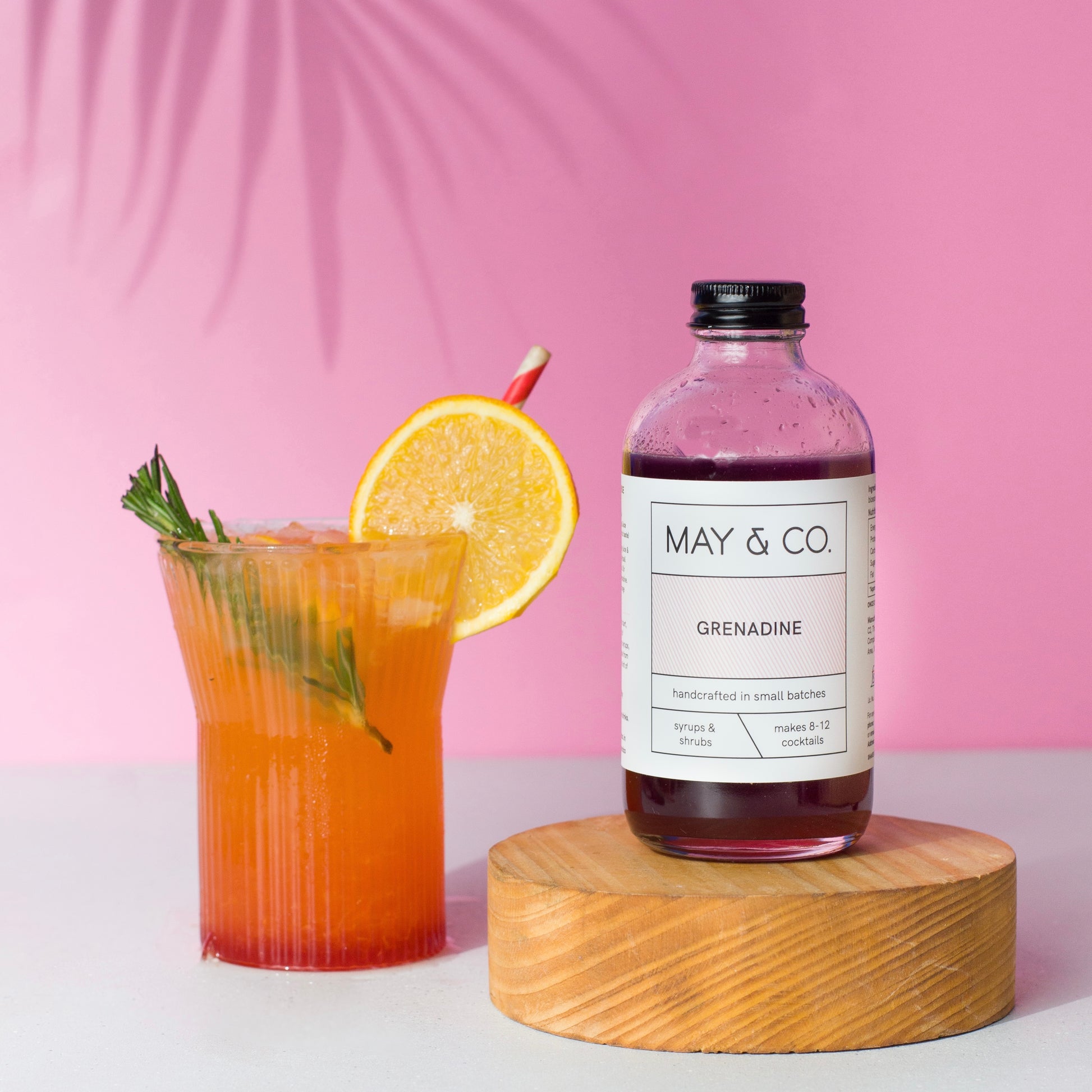 Grenadine Syrup for Gin, Vodka Cocktails MAY